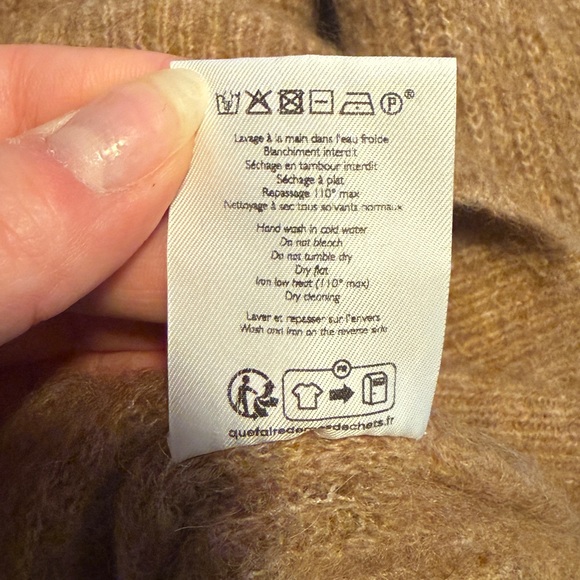 EUC Sezane Otis Jumper in Camel - Size L - Picture 7 of 7